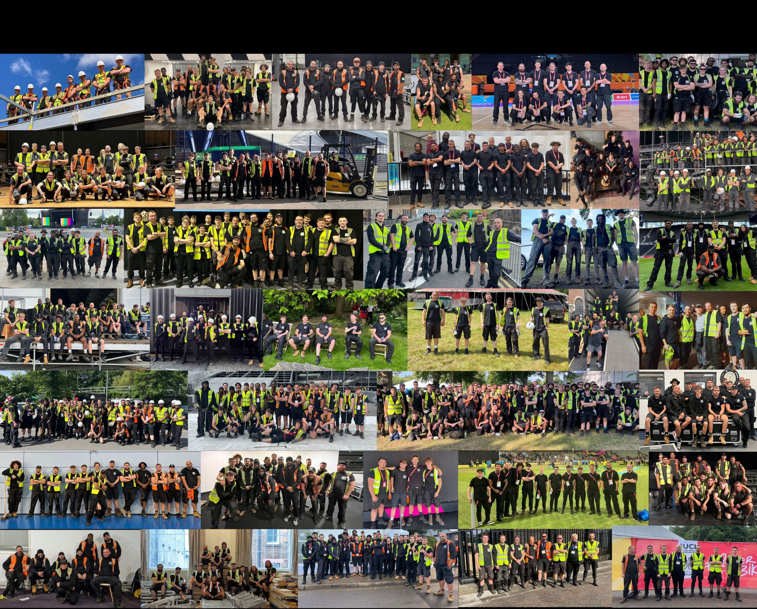 Group Photos of crew