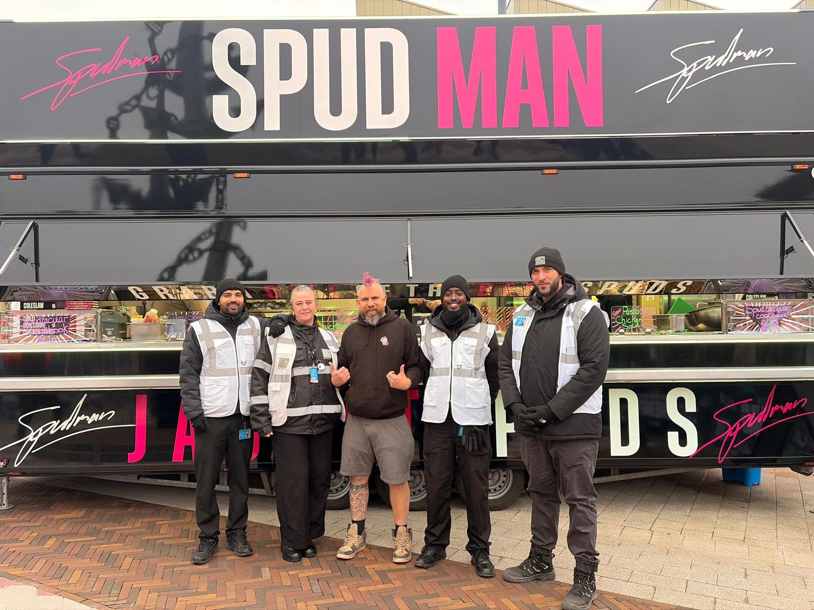 Five Star Security guards with SpudMan